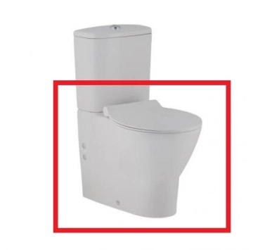 Тоалетна чиния Volcano до стена бяла